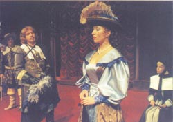 P.N. a Tereza Bebarová v inscenaci Cyrano z Bergeracu